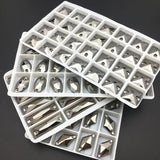 Square Rhinestone Appliques For Wedding Dress DIY Sewing Crystals