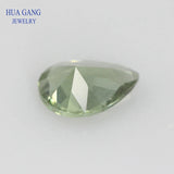 Green Synthetic Spinel Brilliant Cut Pear Shape 149# Size 2x3~13x18mm