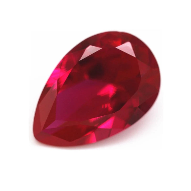 Pear Shape Ruby 12x16mm Loose Stone Red Gemstone Accessories
