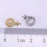 Silver Lace Pendant Necklace Holder