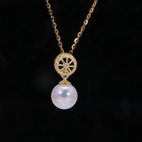 Silver Lace Pendant Necklace Holder