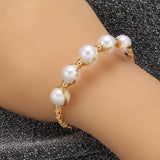 Baroque Freshwater Pearl Bangles for Women - Gift Wedding Bracelet