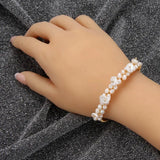 Baroque Freshwater Pearl Bangles for Women - Gift Wedding Bracelet