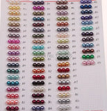 Dark Green Pearl Bead 10mm Bulk - Acrylic Chunky Loose Beads