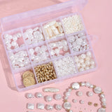 Pearl Beads For Crafts Kit - DIY Craft Necklaces Bracelets