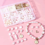 Pearl Beads For DIY Craft Jewelry Making Kit