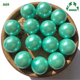 Mint Green Chunky Pearl Beads Bulk 6mm-30mm ABS Spacer Bead