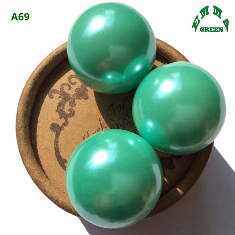 Mint Green Chunky Pearl Beads Bulk 6mm-30mm ABS Spacer Bead
