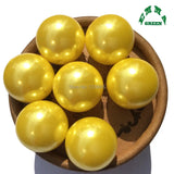 Yellow Chunky Bead 6-30mm ABS Pearls Loose Beads for Jewelry Making