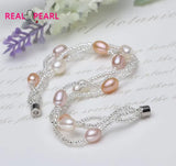 Freshwater Pearl Bracelet 3 Long