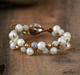 Freshwater Pearl Wrap Bracelet Bohemia Friendship Jewelry