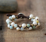 Freshwater Pearl Wrap Bracelet Bohemia Friendship Jewelry