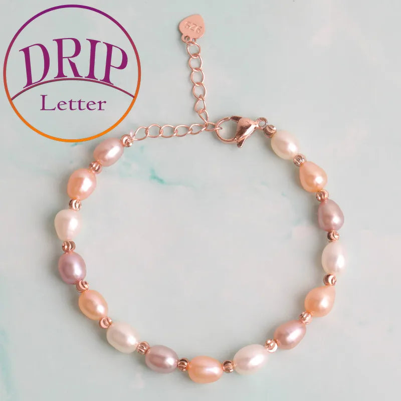 Colorful Pearl Bracelet Adjustable for Women