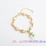 Men's Jade Donut Charm Bracelet Natural Jewelry Gift