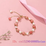 Gemstone Pearl Bracelet Vintage Beads Natural Jewelry