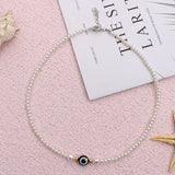 Pearl Choker Evil Eye Beads Necklace Women