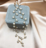 Pearl Clavicle Chain Choker Necklace Female Neck Jewelry Collar