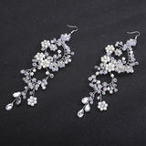 Pearl Crystal Earring Wedding Hair Accessories Handmade Ornaments