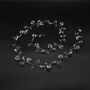 Pearl Crystal Wedding Headdress For Bride Wedding Crown
