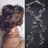 Pearl Crystal Wedding Headdress For Bride Wedding Crown