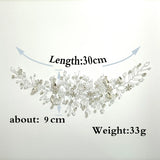 Pearl Crystal Wedding Hair Combs Bridal Flower Headpiece