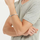 Pearl Cuban Chain Bracelet Girl Women Adjustable Charm Kpop Stainless Steel