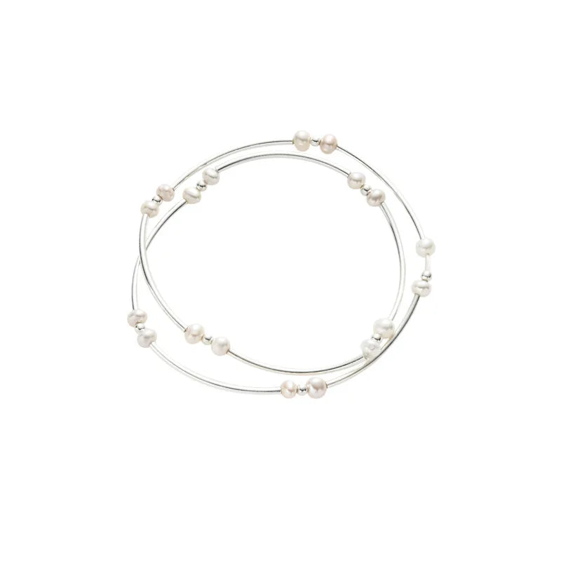 Pearl 925 Sterling Silver Bracelet Ins Niche Delicate Jewelry