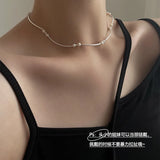 Pearl 925 Sterling Silver Bracelet Ins Niche Delicate Jewelry