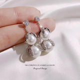 Freshwater Pearl Drop Earrings 925 Sterling Silver Jewelry for Women