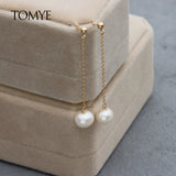 14K High Simplicity Pearl Earrings for Women Jewelry