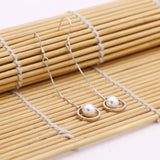 925 Silver Drop Earrings for Women Sweet Style Ladies Christmas Gift