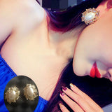Baroque Big Pearl Earrings Vintage Indian Jewelry