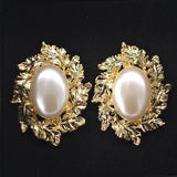 Baroque Big Pearl Earrings Vintage Indian Jewelry