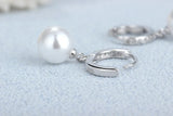 Freshwater Pearl Sterling Silver Earrings Wedding Gift