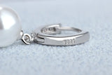 Freshwater Pearl Sterling Silver Earrings Wedding Gift
