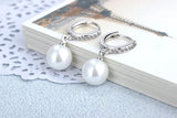 Freshwater Pearl Sterling Silver Earrings Wedding Gift