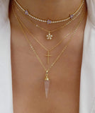 Pearl Vintage Multilayer Snake Chain Chokers Necklaces for Women Bead Necklace