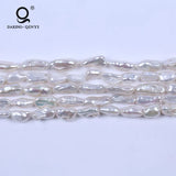 8-9mm Biwa Freshwater Pearl Loose Beads Irregular Shape