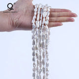 8-9mm Biwa Freshwater Pearl Loose Beads Irregular Shape