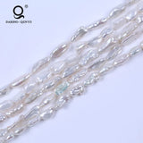 8-9mm Biwa Freshwater Pearl Loose Beads Irregular Shape