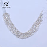 8-9mm Biwa Freshwater Pearl Loose Beads Irregular Shape