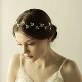 Silver Leaf Headpiece Bridal Hair Jewelry Wedding Hair Accessories
