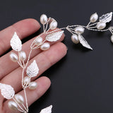 Silver Leaf Headpiece Bridal Hair Jewelry Wedding Hair Accessories