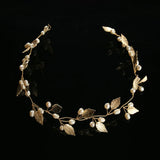Silver Leaf Headpiece Bridal Hair Jewelry Wedding Hair Accessories