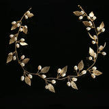 Silver Leaf Headpiece Bridal Hair Jewelry Wedding Hair Accessories