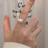 Irregular Silver Flower Ring for Women Bride Fine Jewelry