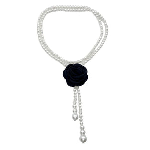 Pearl Flower Waist Chain Women Body Chain Jewelry Necklace Waist Decor