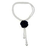 Pearl Flower Waist Chain Women Body Chain Jewelry Necklace Waist Decor