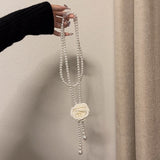 Pearl Flower Waist Chain Women Body Chain Jewelry Necklace Waist Decor