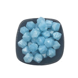 Green Hexagon Silicone Bead 14mm for Keychain DIY Craft